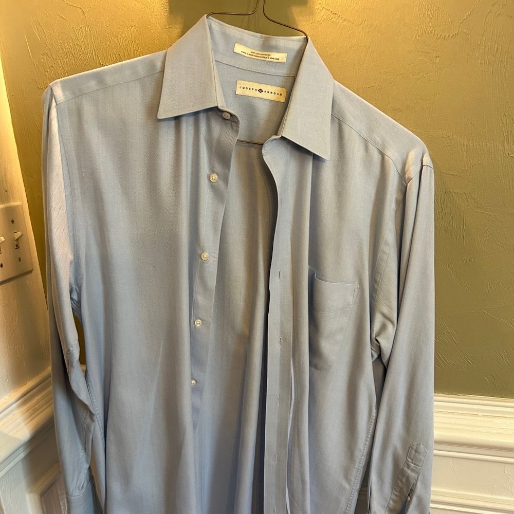 Joseph Abboud size  15 32/33 french cuff dress shirt